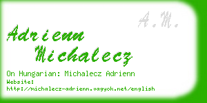 adrienn michalecz business card